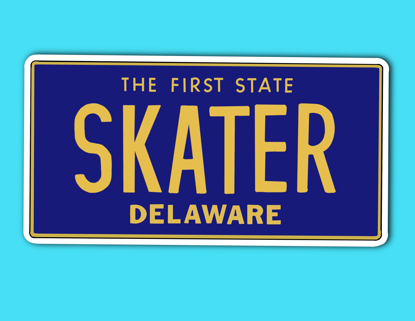 Picture of Delaware License Plate Sticker
