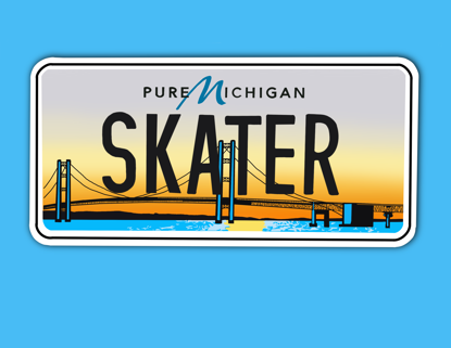 Picture of Michigan License Plate Sticker