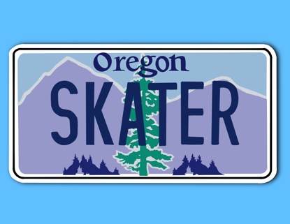 Picture of Oregon License Plate Sticker