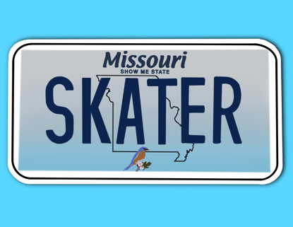 Picture of Missouri License Plate Sticker