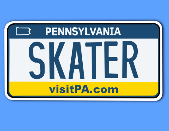 Picture of Pennsylvania License Plate Sticker