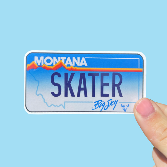Picture of Montana License Plate Sticker