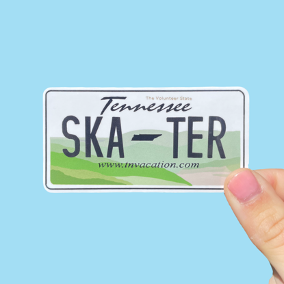Picture of Tennessee License Plate Sticker