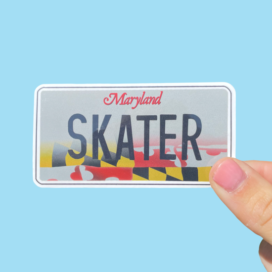 Picture of Maryland License Plate Sticker