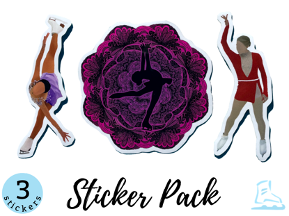 Picture of Ladies Figure Skating Sticker Pack