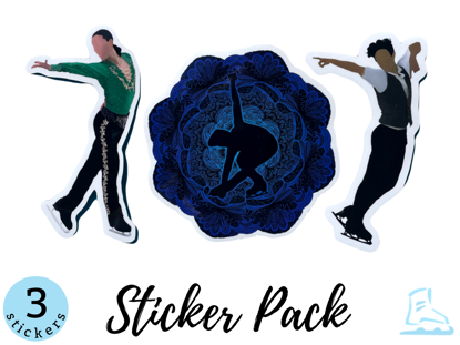 Picture of Mens Figure Skating Sticker Pack